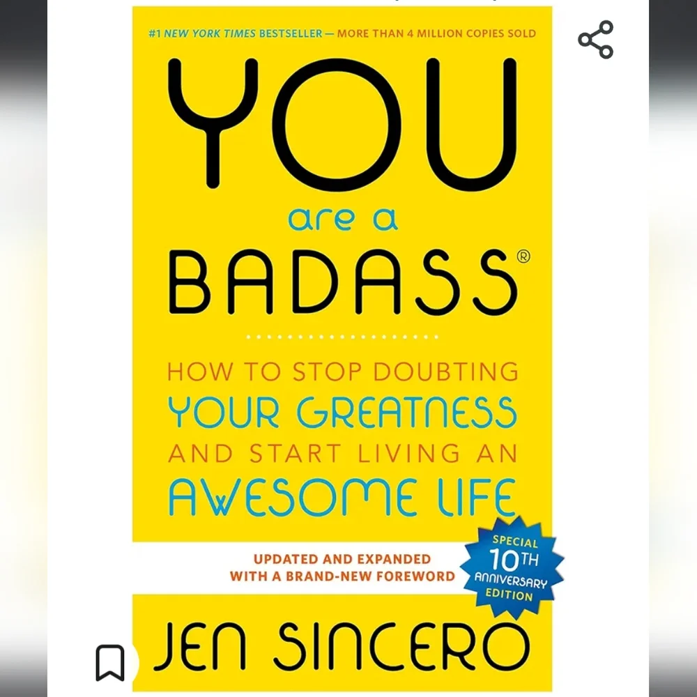🚨 $5 w/Bundle 2+Items 🔥 Book You Are A Badass by Jen Cincero